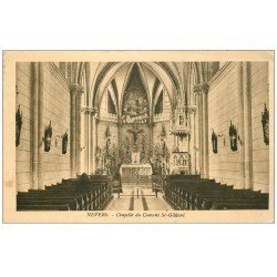 carte postale ancienne 58 NEVERS. Couvent Saint-Gildard Chapelle 1928