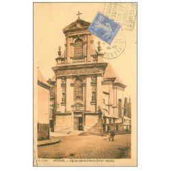 carte postale ancienne 58 NEVERS. Eglise Saint-Pierre vers 1934