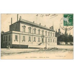 carte postale ancienne 58 NEVERS. Hôtel de Ville 1908