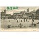 carte postale ancienne 58 NEVERS. La Place Carnot 1913. Café Agricole