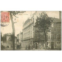 carte postale ancienne 58 NEVERS. La Poste 1904 avec Facteurs devant les Bains