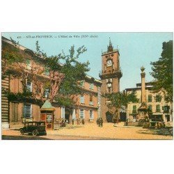 carte postale ancienne 13 AIX-EN-PROVENCE. Hôtel de Ville