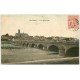 carte postale ancienne 58 NEVERS. Vue générale et Pont 1906