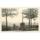 carte postale ancienne 58 OUROX. Vue panoramique et Croix