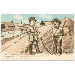 carte postale ancienne 58 PATOISERIES MORVANDELLES. On connait la Loi 1944 par Ghirardi. Garde Champêtre