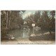 carte postale ancienne 58 POUGUES-LES-EAUX. Parc et Lac avec Gardien