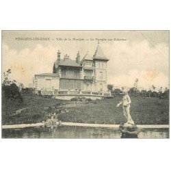 carte postale ancienne 58 POUGUES-LES-EAUX. Villa de la Montjaie la Nymphe aux Colombes 1907