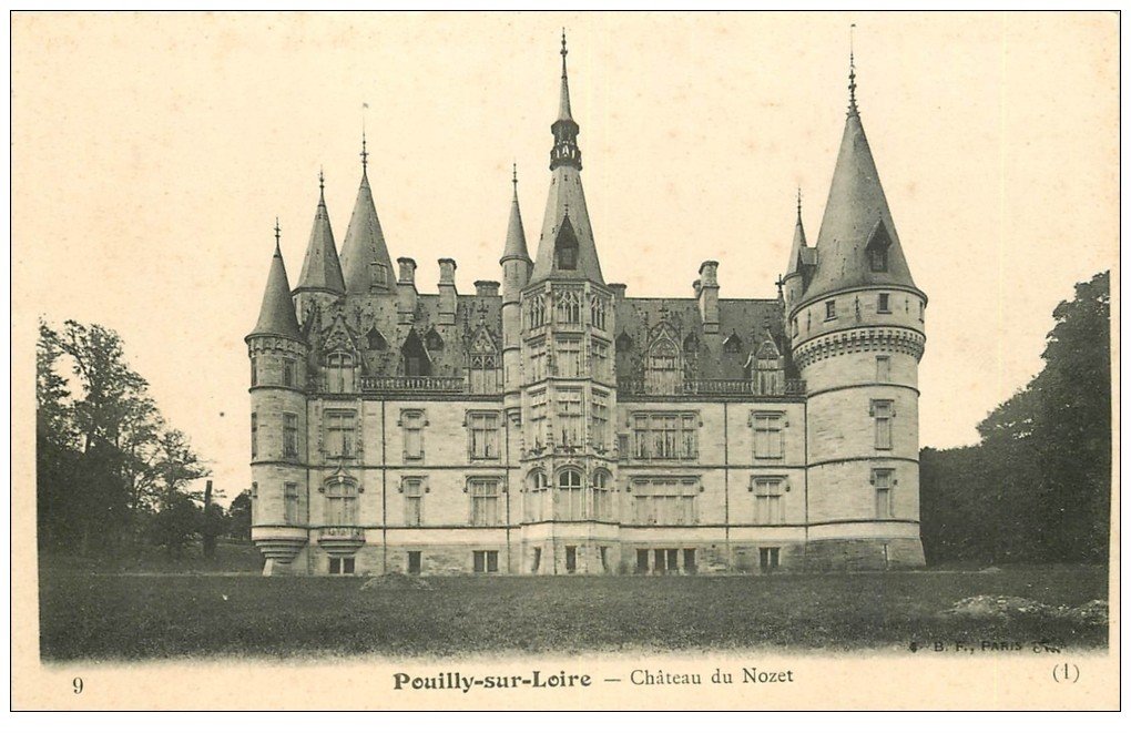 carte postale ancienne 58 POUILLY-SUR-LOIRE. Château du Nozet