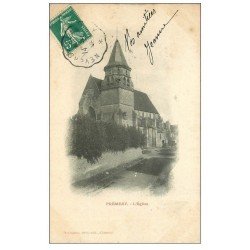 carte postale ancienne 58 PREMERY. L'Eglise 1909