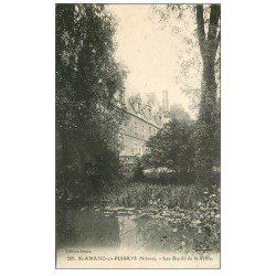 carte postale ancienne 58 SAINT-AMAND-EN-PUISAYE.La Vrille 1934