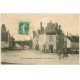 carte postale ancienne 58 SAINT-AMAND-EN-PUISAYE.Le Faubourg 1908