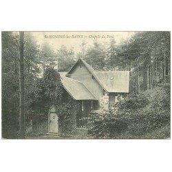 carte postale ancienne 58 SAINT-HONORE-LES-BAINS. Chapelle du Parc