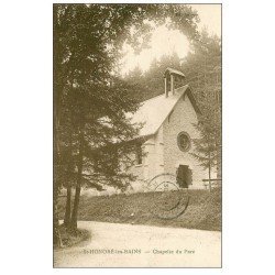 carte postale ancienne 58 SAINT-HONORE-LES-BAINS. Chapelle du Parc 1931