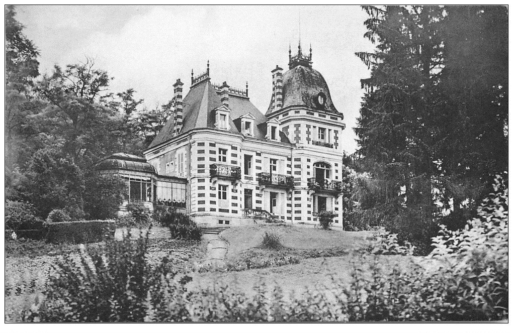 carte postale ancienne 58 SAINT-HONORE-LES-BAINS. Colonie des Myosotis 1952