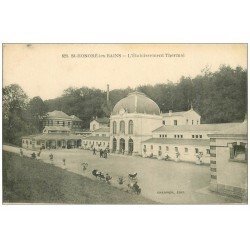 carte postale ancienne 58 SAINT-HONORE-LES-BAINS. Etablissement Thermal