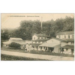 carte postale ancienne 58 SAINT-HONORE-LES-BAINS. Etablissement Thermal 1907
