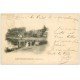 58 SAINT-HONORE-LES-BAINS. Etang du Seu 1904 animé