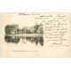 carte postale ancienne 58 SAINT-HONORE-LES-BAINS. Etang du Seu 1904