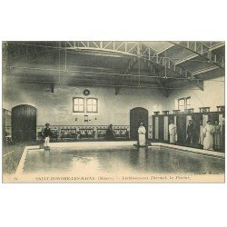 carte postale ancienne 58 SAINT-HONORE-LES-BAINS. La Piscine 14