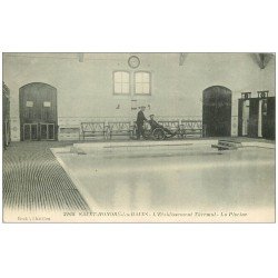 carte postale ancienne 58 SAINT-HONORE-LES-BAINS. La Piscine 3168 Tricycle médical