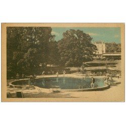 carte postale ancienne 58 SAINT-HONORE-LES-BAINS. Le Bassin 1952