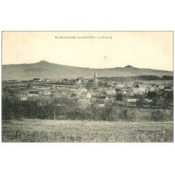 carte postale ancienne 58 SAINT-HONORE-LES-BAINS. Le Bourg 1906