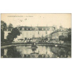 carte postale ancienne 58 SAINT-HONORE-LES-BAINS. Le Château 1917