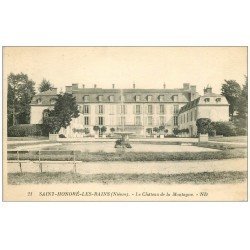 carte postale ancienne 58 SAINT-HONORE-LES-BAINS. Le Château de la Montagne 1926