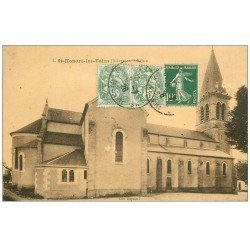 carte postale ancienne 58 SAINT-HONORE-LES-BAINS. L'Eglise 1926