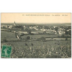 carte postale ancienne 58 SAINT-HONORE-LES-BAINS. Vue générale 1911