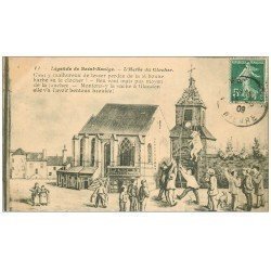 carte postale ancienne 58 SAINT-SAULGE. Légende. L'Herbe du Clocher 1909