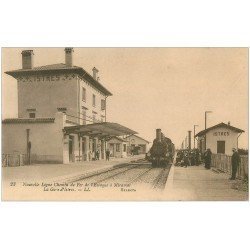 13 ISTRES. Train dans la Gare. Ligne d´Estaque à Miramas