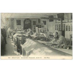 carte postale ancienne 60 BEAUVAIS. Manufacture Nationale. Atelier B