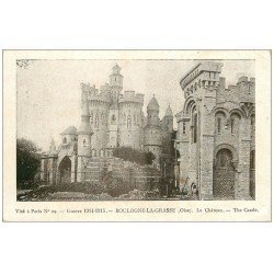 carte postale ancienne 60 BOULOGNE-LA-GRASSE. Le Château Guerre 1914-18