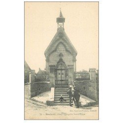 carte postale ancienne 60 BRETEUIL. Chapelle Notre-Dame animation