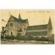 carte postale ancienne 60 BURY. Le Village 1916 superbe carte toilée (timbre absent)...
