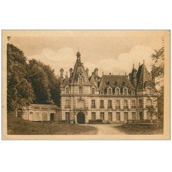 carte postale ancienne 60 CHATEAU DE GLAIGNES 1951