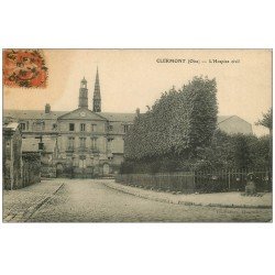 carte postale ancienne 60 CLERMONT. Hospice Civil 1916