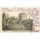 carte postale ancienne 60 CREPY-EN-VALOIS. Château de Vez en restauration 1903 échaffaudages