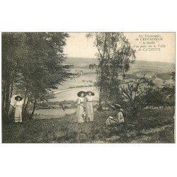 carte postale ancienne 60 CREVECOEUR "" Le Gallet"" Vallée de Catheux 1919