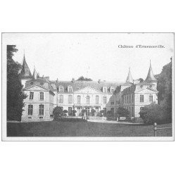 carte postale ancienne 60 ERMENONVILLE. Château