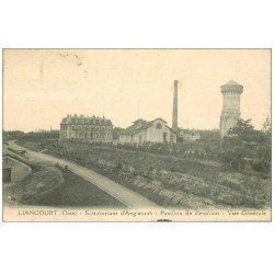 carte postale ancienne 60 LIANCOURT. Sanatorium. Pavillon de Direction 1933 et Château d'Eau