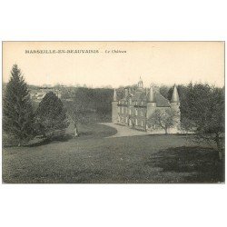 carte postale ancienne 60 MARSEILLE-EN-BEAUVAISIS. Le Château