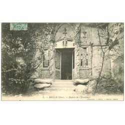 carte postale ancienne 60 MELLO. Entrée de l'Ermitage 1907