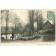 carte postale ancienne 60 MELLO. Sous-Rivière et Troupeau de Moutons 1907