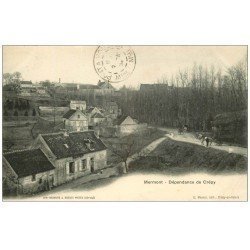 carte postale ancienne 60 MERMONT. Dépendance de Crépy 1904