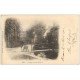 carte postale ancienne 60 MERU. Ancien Rû sur les Fontaines avec Livreur 1902