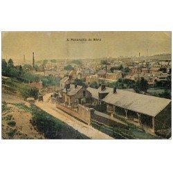 carte postale ancienne 60 MERU. Panorama 1909. Superbe carte toilée