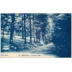 carte postale ancienne 60 MERU. Parc de la Ville 1935