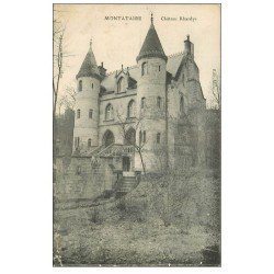 carte postale ancienne 60 MONTATAIRE. Le Château Khardys 1914